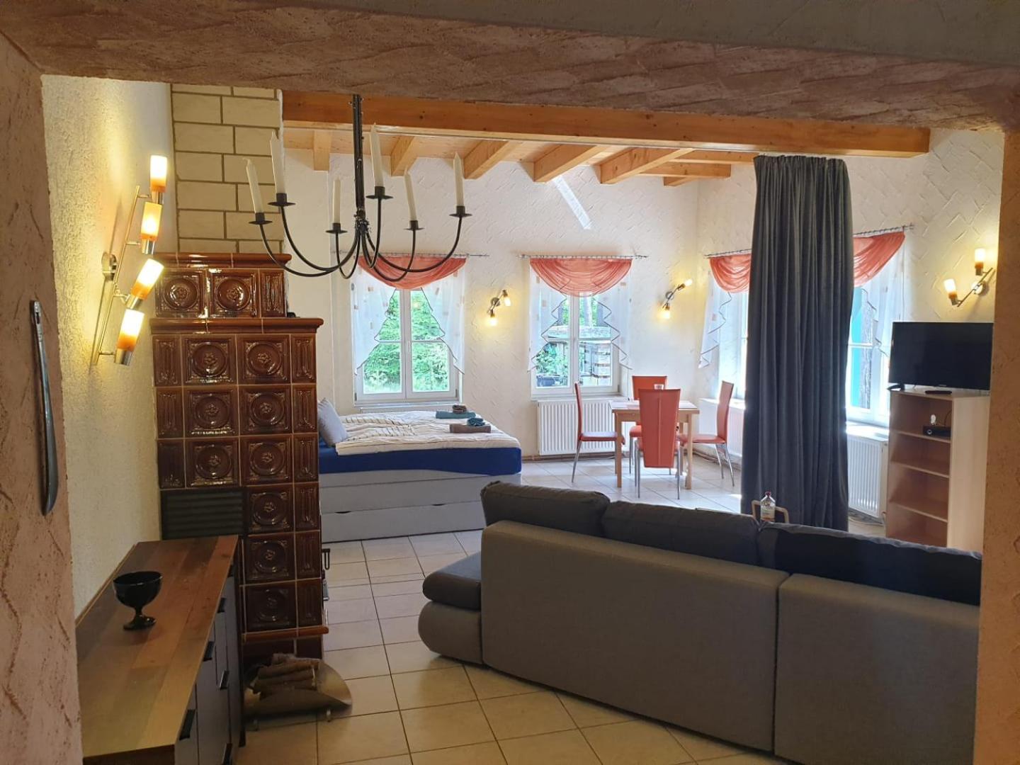Ferienwohnung Habicht Villa-Paelitzsee Grosszerlang Esterno foto