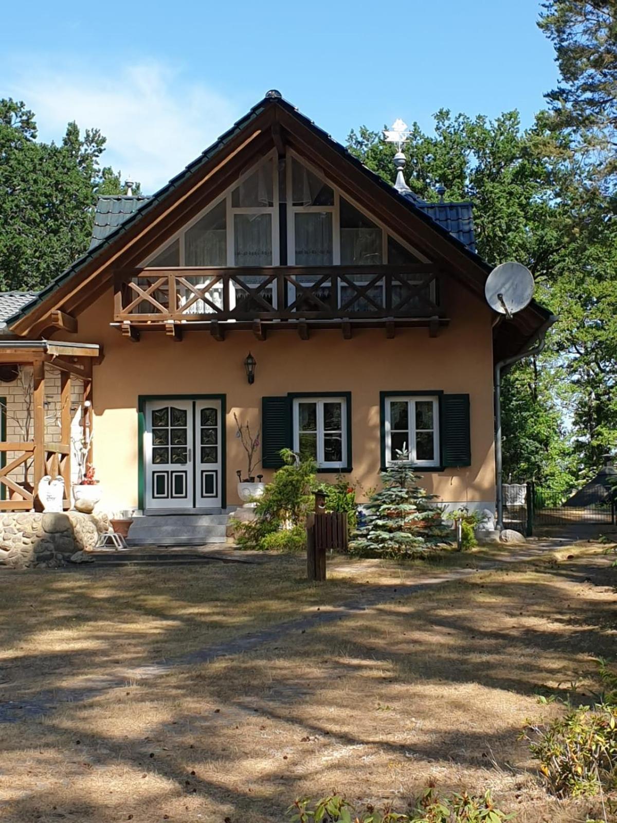 Ferienwohnung Habicht Villa-Paelitzsee Grosszerlang Esterno foto